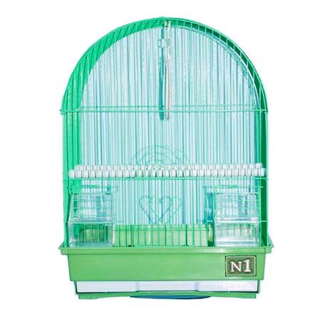 N1 клетка для птиц овальная, укомплектованная (ДКпА400) – интернет-магазин Ле’Муррр