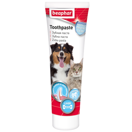 Beaphar Tooth Paste Зубная паста для собак и кошек (со вкусом печени) – интернет-магазин Ле’Муррр