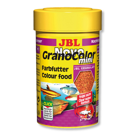 JBL NovoGrano Color Mini Корм для яркости окраса рыб, гранулы – интернет-магазин Ле’Муррр
